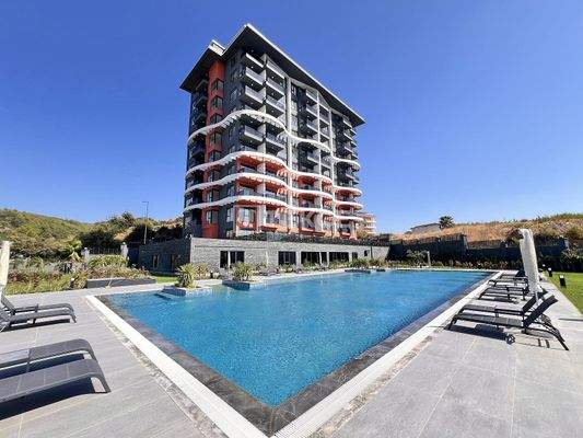 Sea View Apartments in a Hotel Concept Project in Alanya