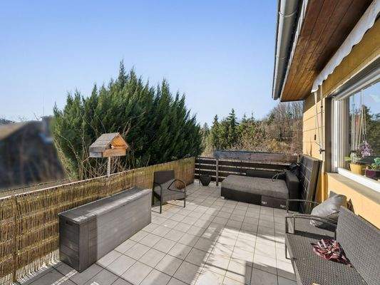 angrenzende Terrasse