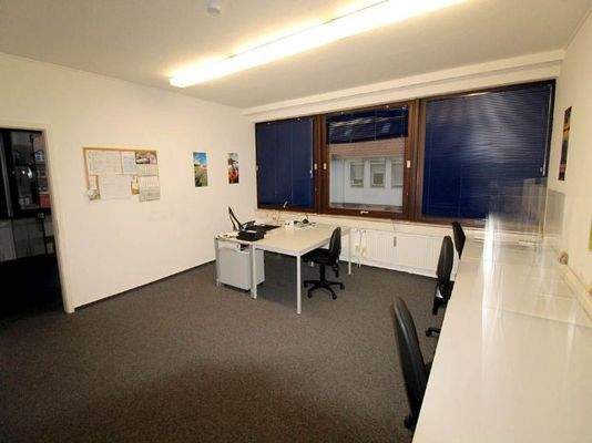 Das Büro im Eingangsbereich