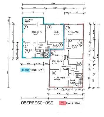 Grundriss Obergeschoss