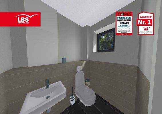 Tageslicht-Gäste-WC