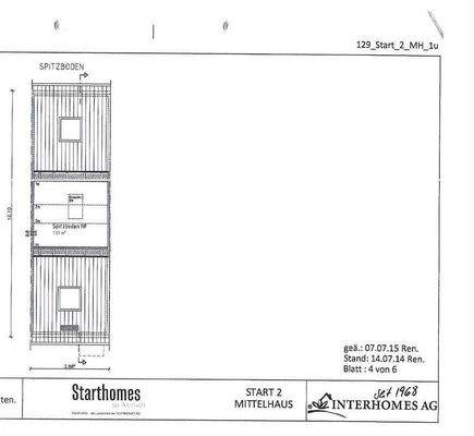 Grundrisse Spitzboden 