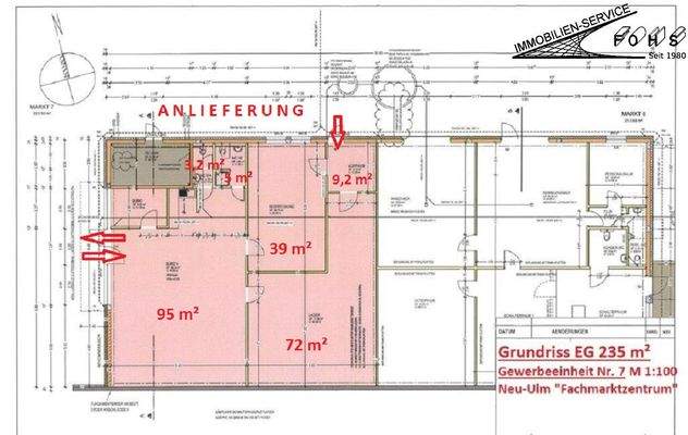  Grundriss EG Markt 7 mit Trennwände