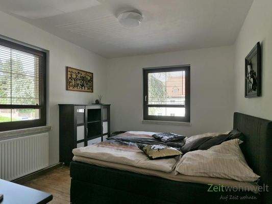 Blick ins Schlafzimmer