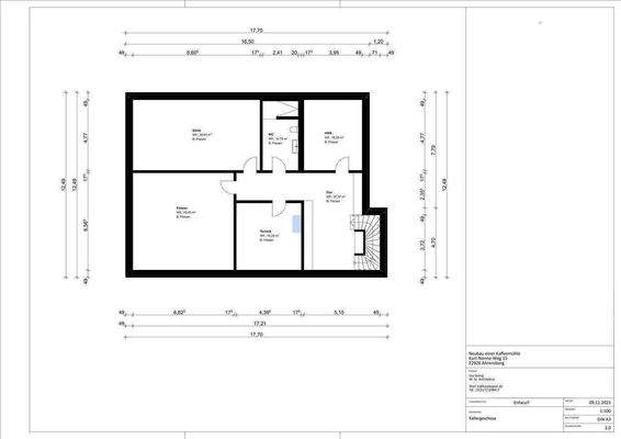Kellergeschoss (Planungsbeispiel)