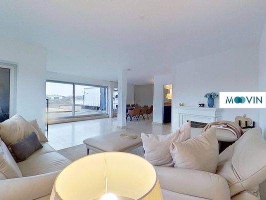 Ansicht I: Wohn- und Esszimmer