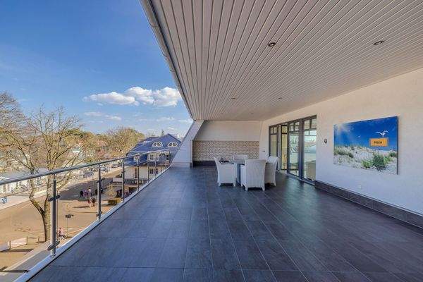 Dachterrasse für gesellige Runden