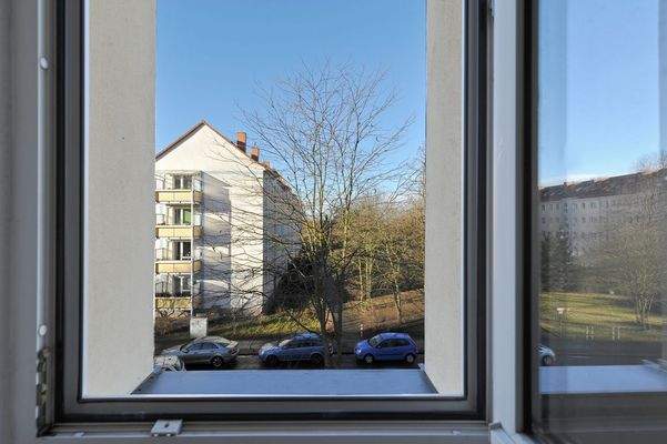 Ausblick zur Hofseite