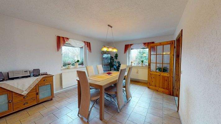 Essbereich im Erdgeschoss