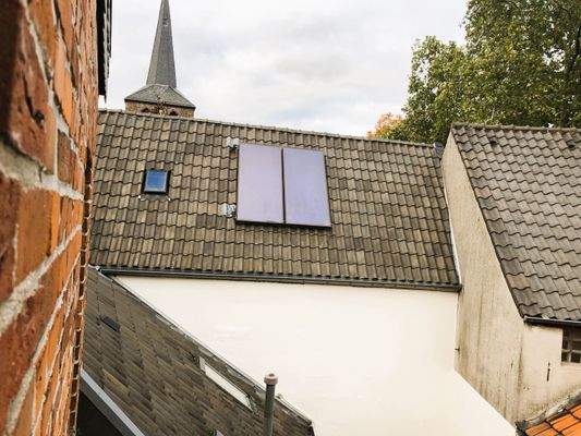 Solarthermieanlage zur Warmwasserbereitung