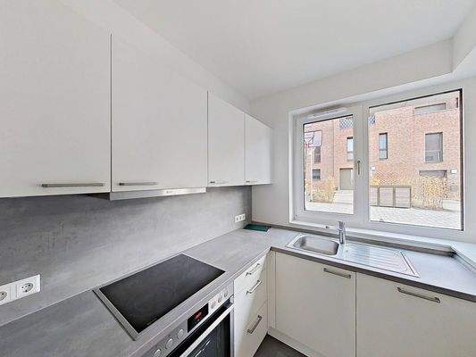 Voll ausgestattete Einbauküche