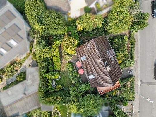 Vogelperspektive Grundstück