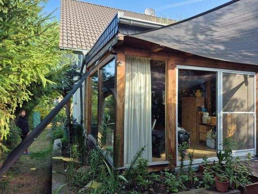 Ansicht Süden mit Wintergarten