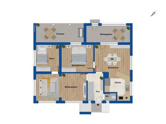 Grundriss - Erdgeschoss