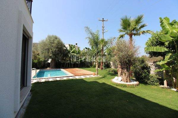 Detached Stylish Houses with Pool and Garden in Bodrum Turkey