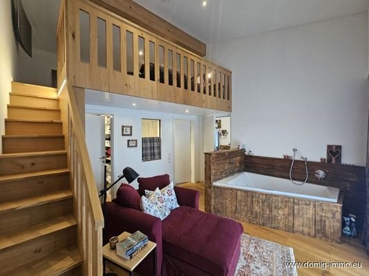 Gästebereich mit Galerie (Schlafen) oder Elternzimmer