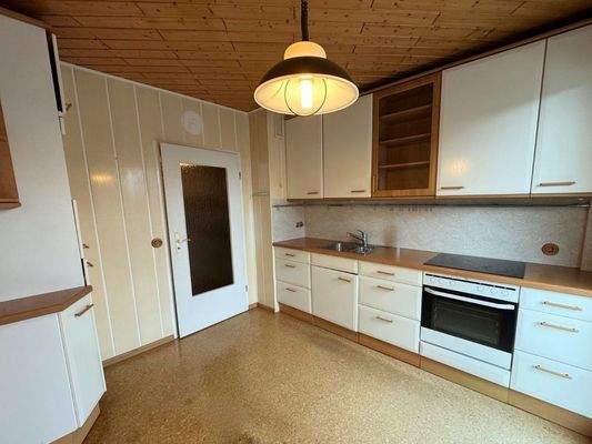 mittlerweile leere Küche