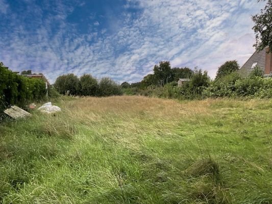 Blick auf das Baufeld - Restgegenstände werden in kürze entfernt