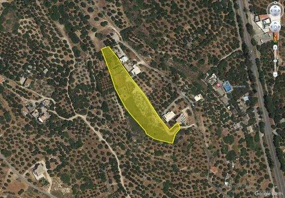 Meerblick-Grundstück mit Baugenehmigung in Agios Nikolaos