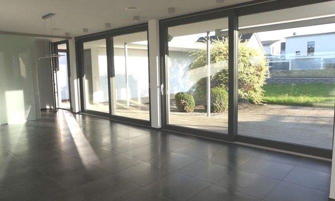 Fensterfronten Wohnen/Essen