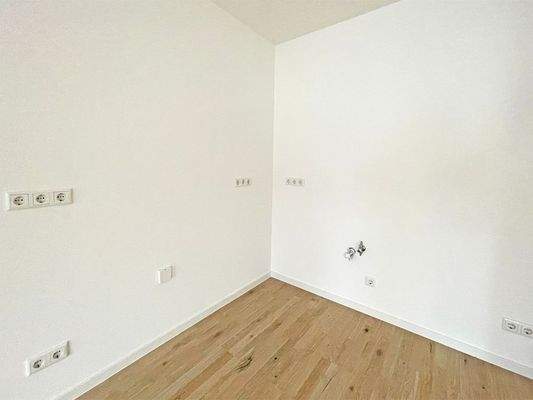 Platz für eine moderne, offene Küche