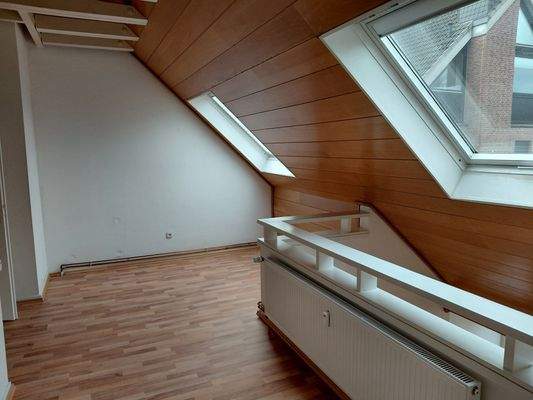 Galerie mit Abstellfläche