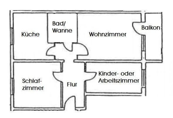 Grundriss nicht maßstabsgetreu