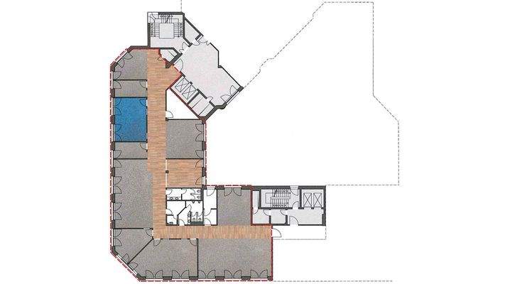 4. Obergeschoss mit ca. 621 m²