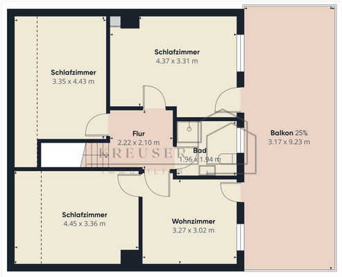 Grundriss Dachgeschoss