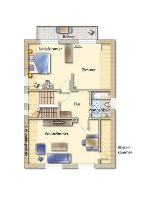 Vorderhaus-Obergeschoss