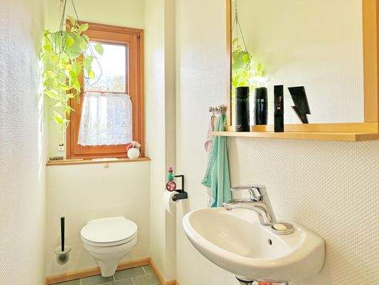 Gäste-WC im Erdgeschoss