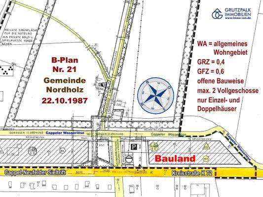 rechtskräftiger Bebauungsplan