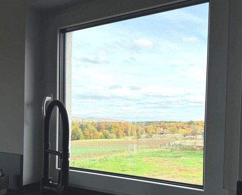 Blick aus der Küche