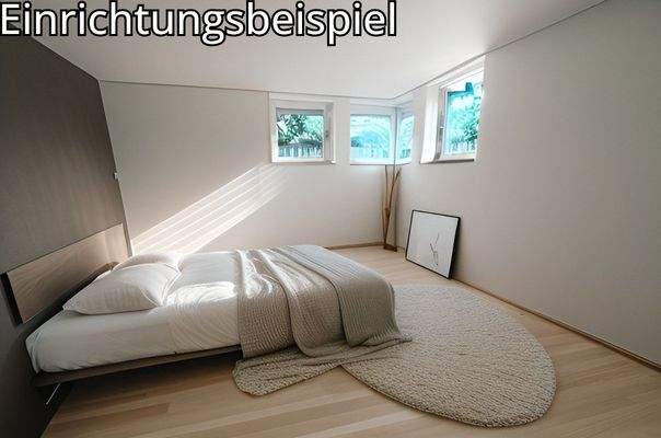 Einrichtungsbeispiel Gäste-/Kinderzimmer im Souterrain