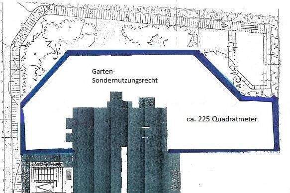 Grundriss Gartensondernutzungsrecht