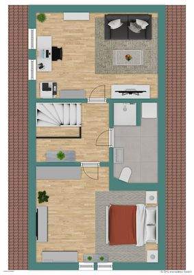 Grundriss Skizze Dachgeschoss