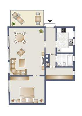 Grundriss zur Illustration 