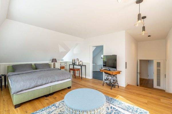 Ansicht Master-Schlafzimmer