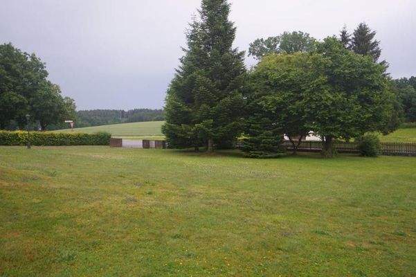 Blick aus dem Wohnzimmer