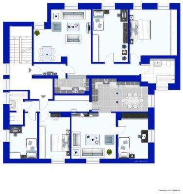 Grundriss 1. & 2. Obergeschoss
