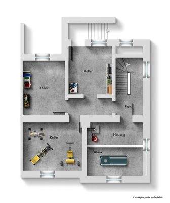 Grundriss Keller