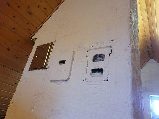 Schornstein mit 3 Zügen