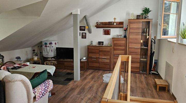 Cozy Loft Living Room