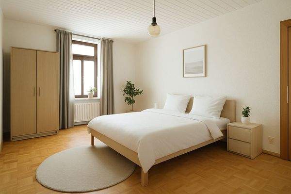 Schlafzimmer Visualisierung 