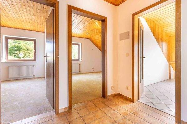 Blick i.d. Schlafräume