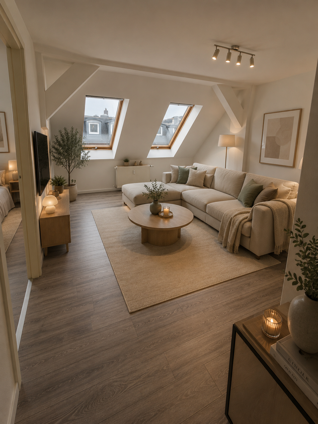 Wohnen im Altbau: Dachgeschoss-Charme in Gera, 2-Raumwohnung - Photo 1