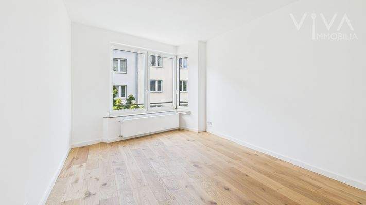 Schlafzimmer ohne Möbel