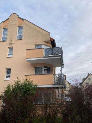 Rückansicht mit Eckbalkon