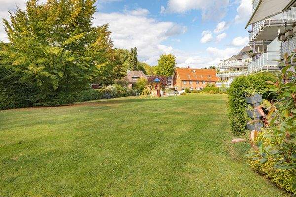 Rasenfläche Rückseite