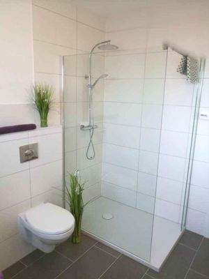 Bad-OG Glasdusche Bodeneben